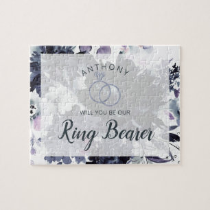 Den nattliga Blommigten är vår Ring Bearer Frieri Pussel