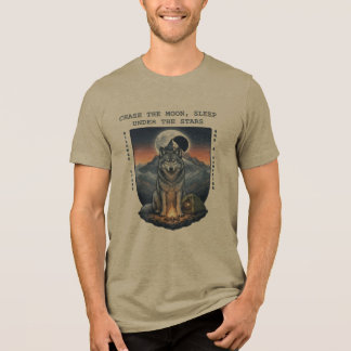 Den Nattliga Väktaren: Anpassa Varg Midnatt T Shirt
