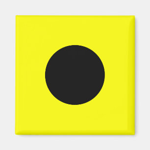 Den nautiska flagga signalerar brev mig (Indien) Magnet