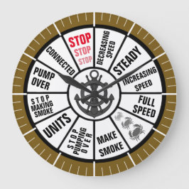 Den nautiska frakten telegraferar stor klocka