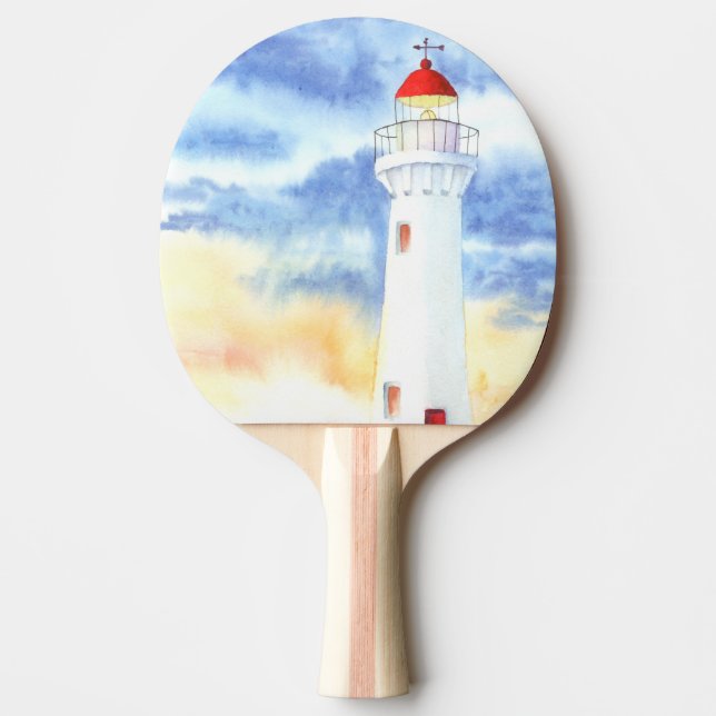 Den nautiska fyrfjällen pingisracket (Framsidan)