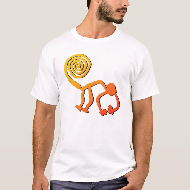 Den Nazca apan avfyrar in T Shirt (Framsida)