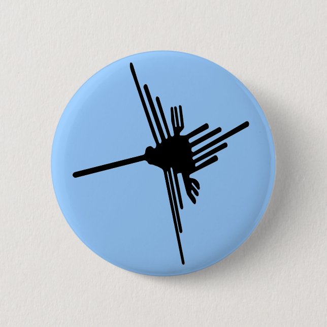 Den Nazca hummingbirden knäppas Knapp (Framsida)