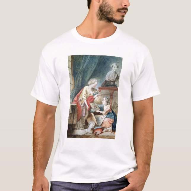 Den Necker familjen i 1780 T Shirt (Framsida)