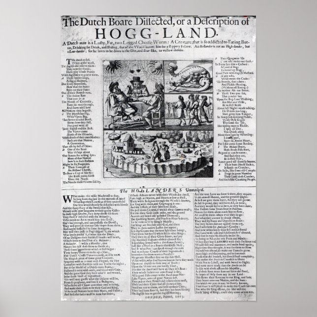 Den nederländska boare som har dissekerats poster (Framsidan)