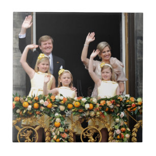 Den nederländska Royalet Family Kakelplatta