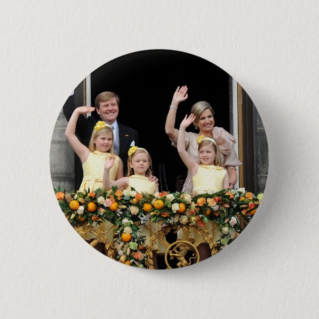 Den nederländska Royalet Family Knapp (Framsida)
