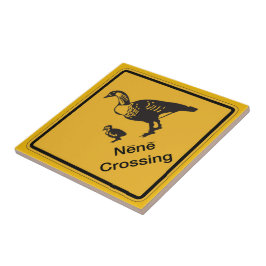 Den Nene korsningen, trafikerar varning Kakelplatta