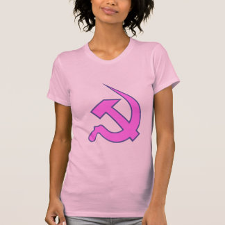 Den Neo mörka lilan & blått bultar & skäran på Tee Shirt