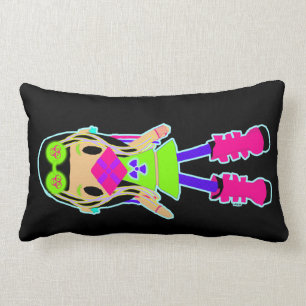 Den neonCyberGoth lumbaren kudder Lumbarkudde