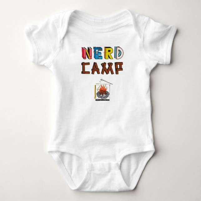 Den Nerdy babyen utrustar T-shirt (Framsida)