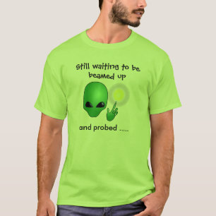 Den Nerdy främlingen strålade upp och sonderade T Shirt