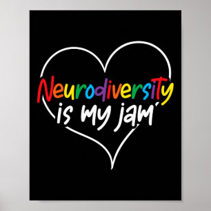 Den neurologiska mångfalden är min hjärteautism i poster