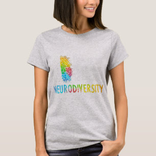 Den neurologiska mångfalden, fira spektrumet. Hjär T Shirt