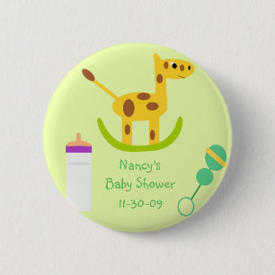 Den neutrala giraffleksaken knäppas baby knapp