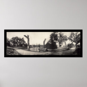 Den New Orleans staden parkerar fotoet 1909 Poster