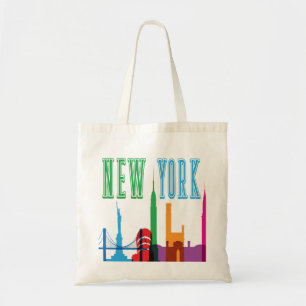 Den New York City horisonttotot hänger lös Tygkasse