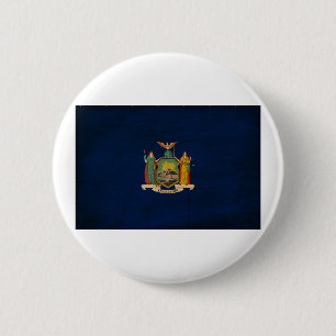Den New York flagga knäppas Knapp