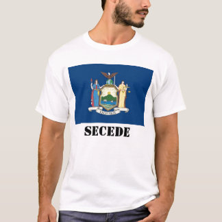Den New York statlig flagga, UTTRÄDER UR T-shirt