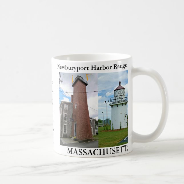 Den Newburyport hamnen spänner ljus, den Kaffemugg (Höger)