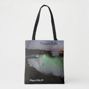 Den Niagara Falls natten all över toto hänger l Tygkasse
