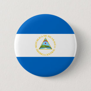 Den Nicaragua flagga knäppas Knapp