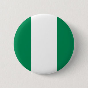 Den Nigeria flagga knäppas Knapp