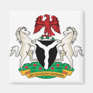 Den Nigeria vapenskölden specificerar Magnet