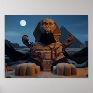 Den nigmatiska sfinxen poster