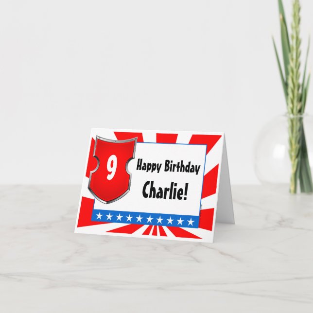 Den Ninja krigarefödelsedagsfesten lurar Kort (Framsida)