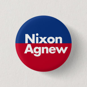 Den Nixon Agnew 1968 kampanjen knäppas Knapp