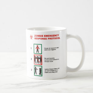 Den nöd- muggen för Zombie Kaffemugg