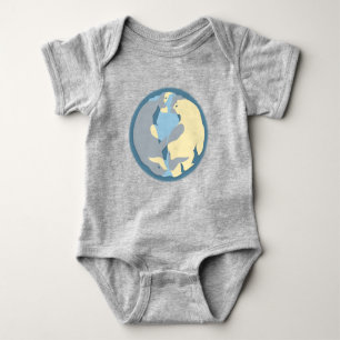 Den nordliga Baby-bodykostens organiska själ T-shirt
