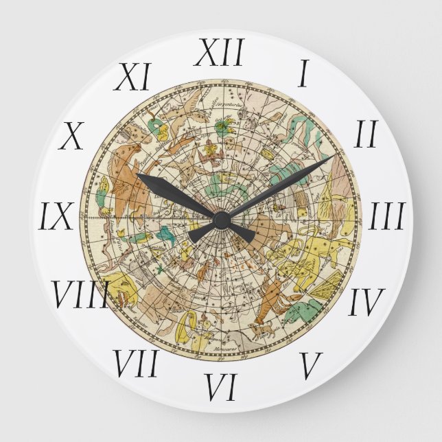 Den nordliga himmelstjärnan kartlägger och stor klocka (Framsida)