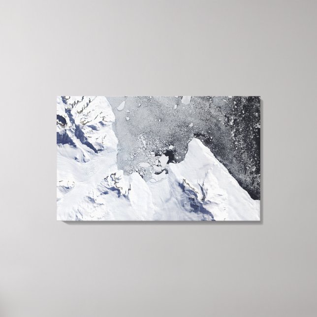 Den norra kanten av Alexander Island Canvastryck (Framsida)