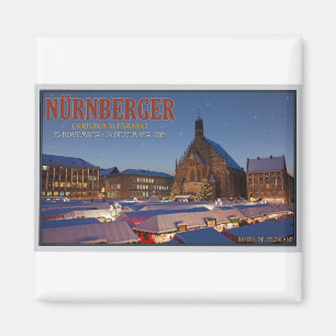 Den Nürnberg julen marknadsför natt Magnet
