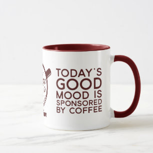 Den nutida Bran bärs av kaffe Mugg