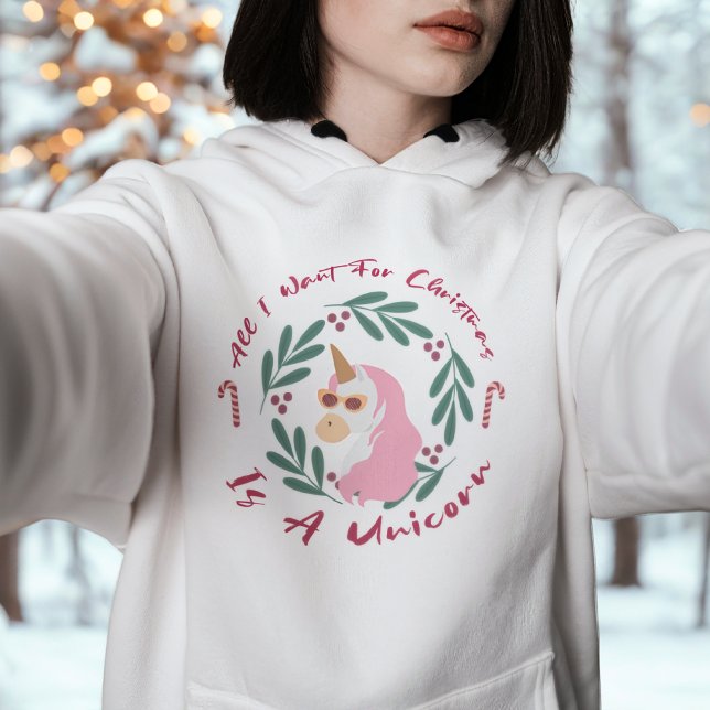 Den nutida Rosan Cute Unicorn-julkvinnan T Shirt (Skapare uppladdad)
