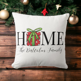 Den nuvarande familjen Namn i julhuset Kudde