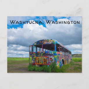 Den NW-bussen Washtucna Washington Vykort