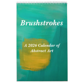 Den Nya 2026 Brushstrokes Enkelsidiga Kalendern Kalender