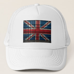 Den nya brittiska vita truckerkepsen keps
