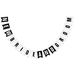 DEN NYA BRUD- OCH BRUDGUMBRÖLLOPDEKOREN VIMPLAR