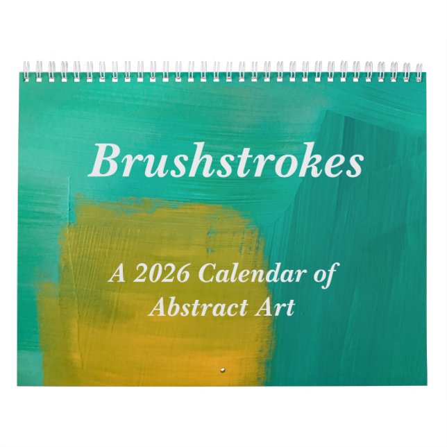 Den nya Brushstrokes 2026-kalendern Kalender (Omslag)