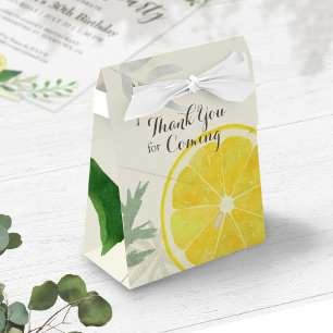 Den nya citronfavören boxas presentaskar