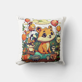 Den nya designen för Cute Animal tecknad är söt Kudde