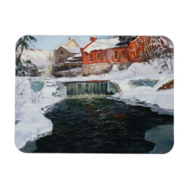 Den nya fabriken i Lillehammer, Thaulow, Frits Magnet