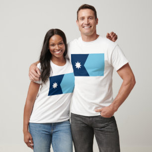 Den nya Flagga Minnesota State (2023 års omarbetni T Shirt