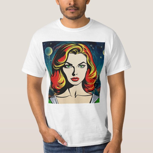 Den nya gränsen t shirt (Framsida)