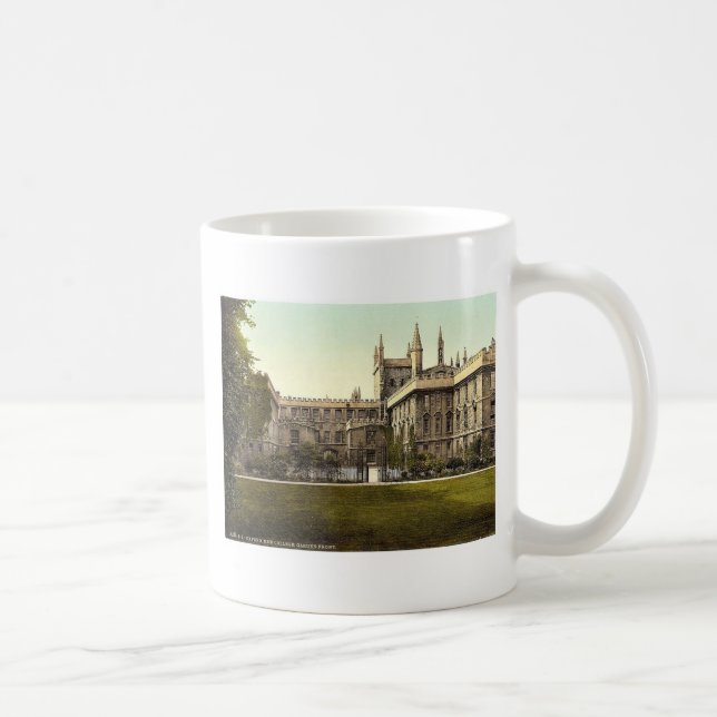 Den nya högskolan, trädgård beklär, den Oxford, Kaffemugg (Höger)